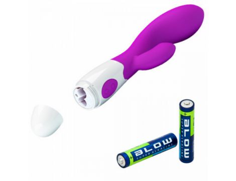 Wibrator punktu G Pretty Love Brighty silikonowy burgundowy 20 cm 30 trybów - 11
